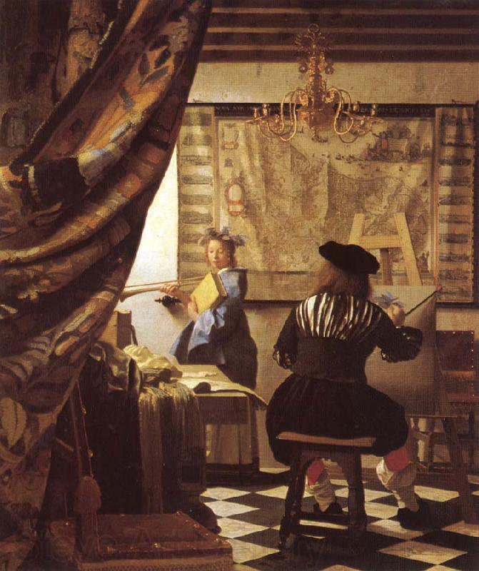 Johannes Vermeer The Schilderconst